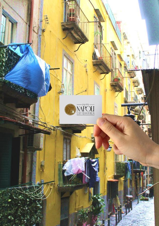 Suite Napoli Sotterranea Con Vasca Idromassaggio Buitenkant foto